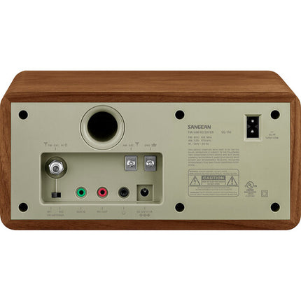 Sangean SG-116 Radio de Mesa AM/FM con Altavoz 3 Pulg 6.5W Madera