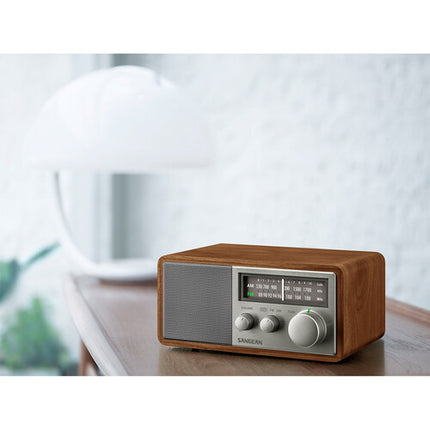 Sangean SG-116 Radio de Mesa AM/FM con Altavoz 3 Pulg 6.5W Madera