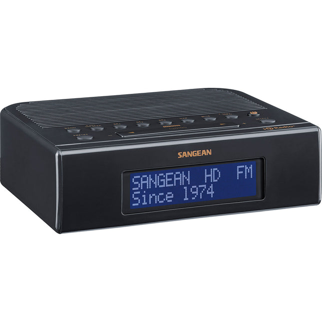 Sangean SG-114 Radio Despertador HD Radio AM FM USB 40 Presets