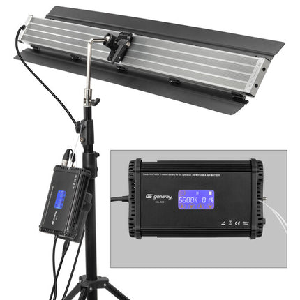 Genaray SSL-50B Kit de iluminación bi-color 50" con brazo y 2 luces