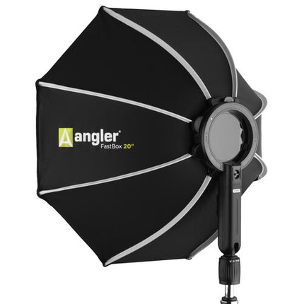 Angler On-Camera Flash FastBox 20" Octagonal Softbox Kit con Ángulo Ajustable y Montura Rápida