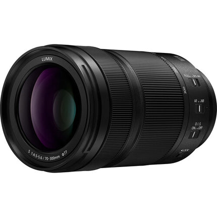 Panasonic LUMIX S 70-300mm f/4.5-5.6 Teleobjetivo Macro con Estabilizador óptico y parasol incluido
