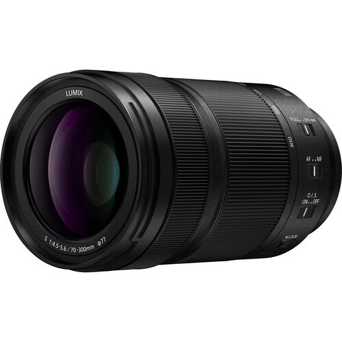 Panasonic LUMIX S 70-300mm f/4.5-5.6 Teleobjetivo Macro con Estabilizador óptico y parasol incluido