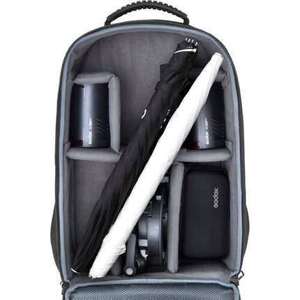 Godox AD100pro Kit de 2 Flashes Pocket con Accesorios y Paraguas 34"
