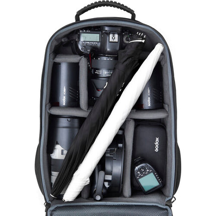 Godox AD100pro Kit de 2 Flashes Pocket con Accesorios y Paraguas 34"