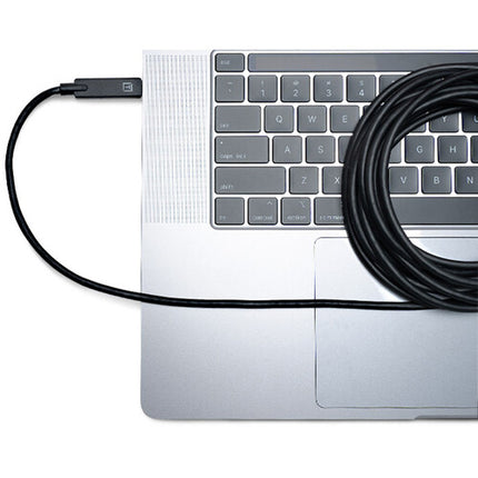 Tether Tools TetherPro Cable USB-C 15' Negro con Soporte para Cámara y Cable