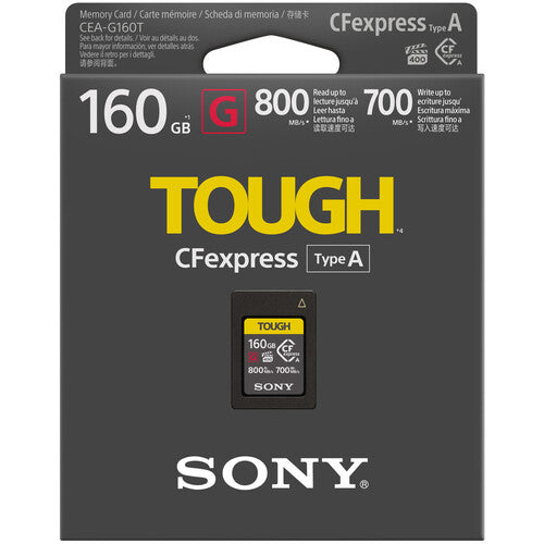 Sony 160GB CFexpress Tipo A Tarjeta de Memoria 800 MB/s Velocidad de Lectura 700 MB/s Escritura