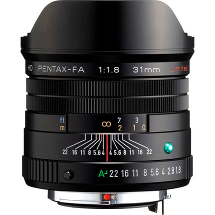 Pentax HD Pentax-FA 31mm f1.8 Limited Lente para Montura K con Parasol Integrado
