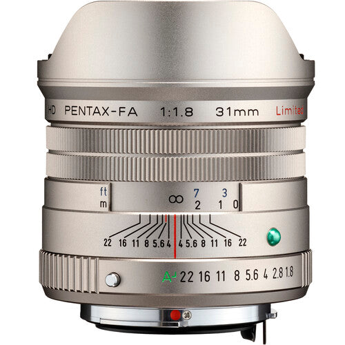 Pentax HD Pentax-FA 31mm f/1.8 Lente K-Mount Full Frame Plata