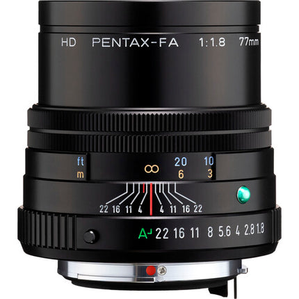 Pentax HD Pentax-FA 77mm f1.8 Lente Premium con Funda y Tapas