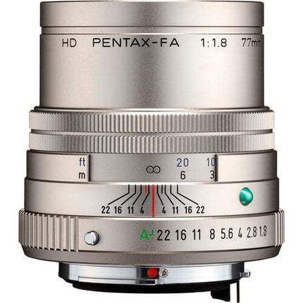 Pentax HD Pentax-FA 77mm f/1.8 Limited objetivo K-Mount con estuche y tapas