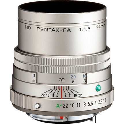 Pentax HD Pentax-FA 77mm f/1.8 Limited objetivo K-Mount con estuche y tapas