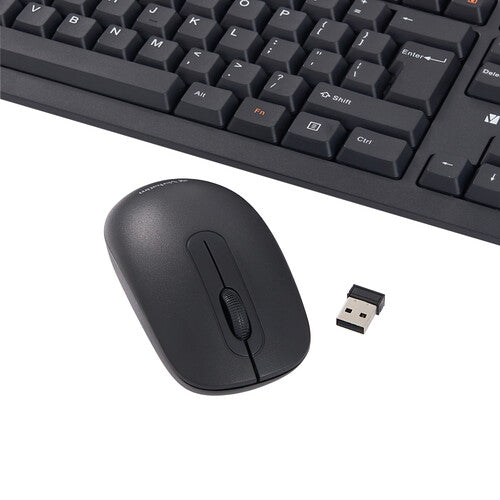 Verbatim Teclado y Ratón Inalámbrico 2.4 GHz 1000 dpi Ambidiestro