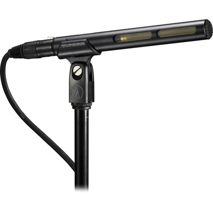 Audio-Technica AT875R Micrófono Corto Shotgun con Interface XLR para Smartphones y Cable 3.5mm