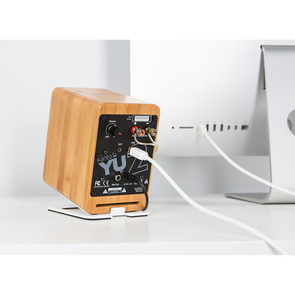 Kanto Living YU2 Altavoces Activos de Escritorio Madera 50W RMS 3 Pulgadas