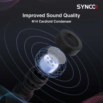 Synco Mic-M1S Micrófono Escopeta Ultracompacto para Cámara con Shockmount y Paraviento