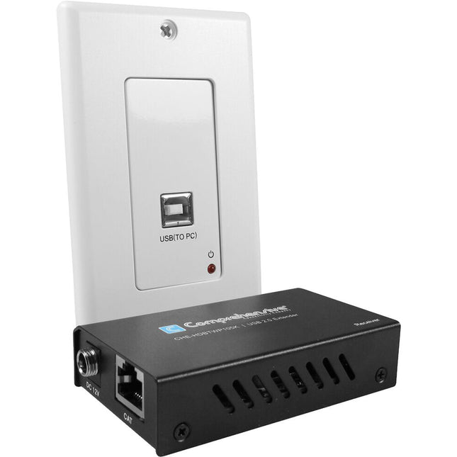 Comprehensive Pro AV/IT Extensor de Pared USB 2.0 Doble Puerto 328 ft POC