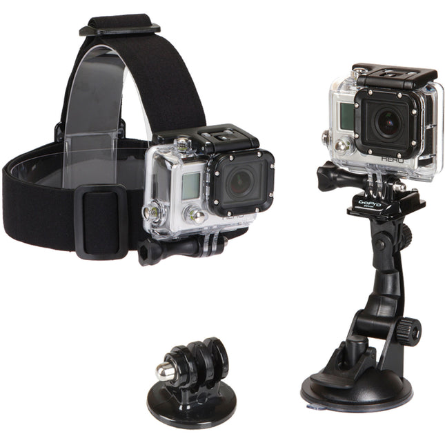 Sunpak Kit de Accesorios para Cámara de Acción con Mounts para GoPro
