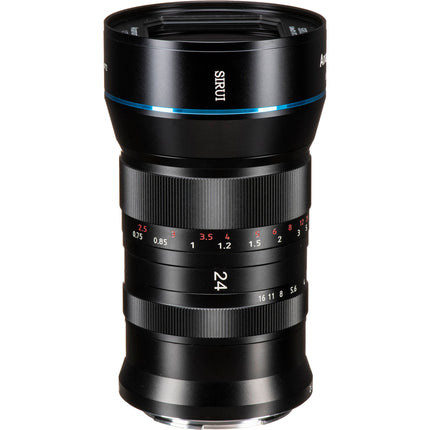 Sirui 24mm f2.8 Objetivo Anamórfico 1.33x Montura Z para 4K con Iris 8 Lamas