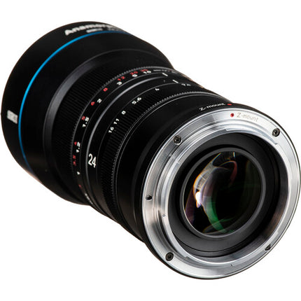 Sirui 24mm f2.8 Objetivo Anamórfico 1.33x Montura Z para 4K con Iris 8 Lamas