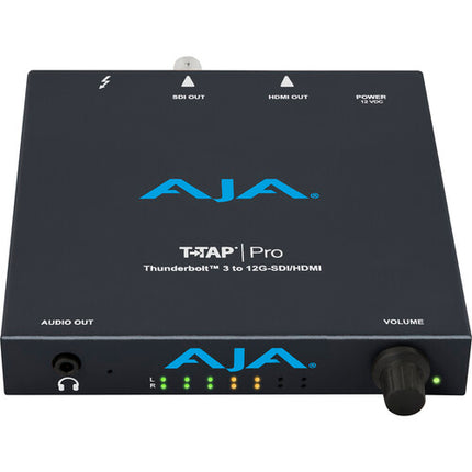 AJA T-TAP Pro Convertidor Thunderbolt 3 con Salida 12G-SDI HDMI 2.0 4K UHD 12-Bit RGB