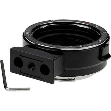 FotodioX Pro Fusion Smart Adapter para lentes Canon EF y EF-S a cámaras RF con estuche de madera