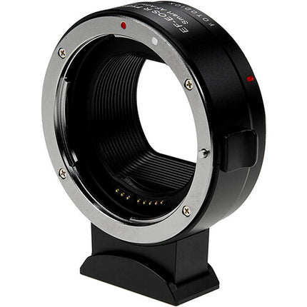 FotodioX Pro Fusion Smart Adapter para lentes Canon EF y EF-S a cámaras RF con estuche de madera