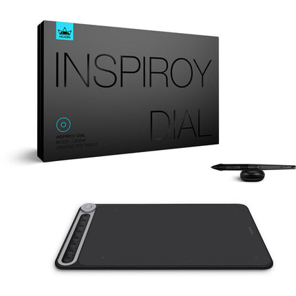 Huion Inspiroy Dial Q620M Tableta Gráfica Área Activa 10.5x6.5 Puntero PW500