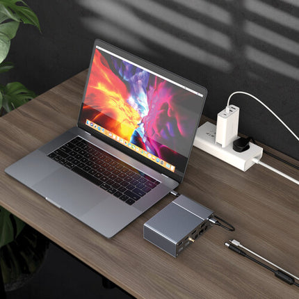 HYPER HyperDrive GEN2 Hub USB Tipo-C 18 en 1 con 2 HDMI y RJ45 Gigabit