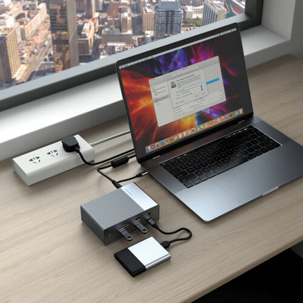 HYPER HyperDrive GEN2 Hub USB Tipo-C 18 en 1 con 2 HDMI y RJ45 Gigabit