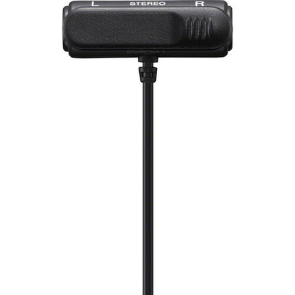 Sony ECM-LV1 Micrófono Lavalier Estéreo Compacto con Clip Giratorio 360º