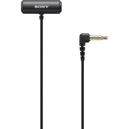 Sony ECM-LV1 Micrófono Lavalier Estéreo Compacto con Clip Giratorio 360º