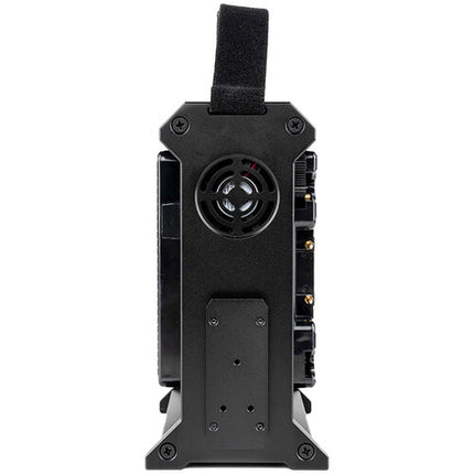 Aputure 2-Bay Battery Power Station Gold Mount diseño ligero y correa de transporte