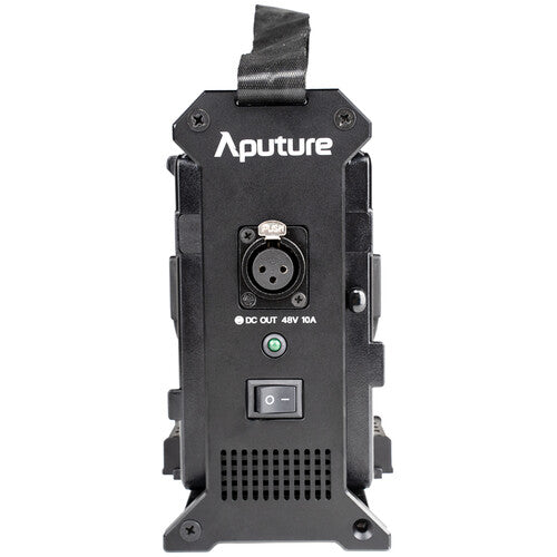 Aputure Estación de Energía para Baterías V-Mount 2 Bahías Ligera con Correa