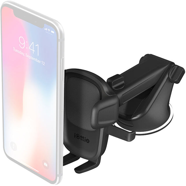 Soporte para smartphone iOttie Easy One Touch 5 con brazo ajustable 5 a 8 pulgadas y ventosa activada por palanca