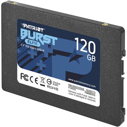 Patriot 120GB Burst Elite SSD Interno SATA III 2.5 450MB/s lectura 320MB/s escritura