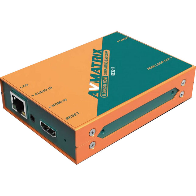 AVMATRIX SE1217 Codificador HDMI Streaming H.265 H.264 1080p60 Audio 3.5mm