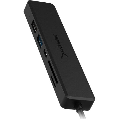 Sabrent Multi-Port USB-C Hub con HDMI 4K 30Hz y carga 60W