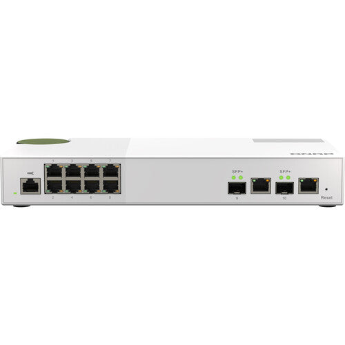 QNAP QSW-M2108-2C Switch Gestionado 10 Puertos 2x10GbE 8x2.5GbE