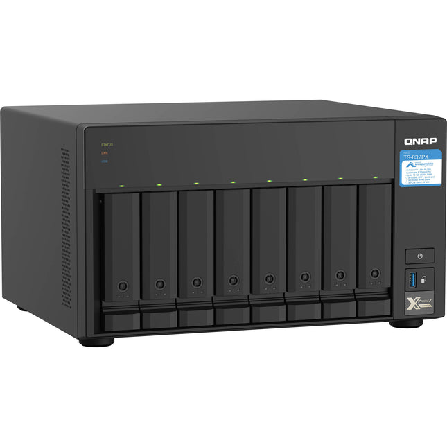 QNAP TS-832PX-4G NAS 8 Bahías 4GB DDR4 2 x 10GbE SFP+ Storage