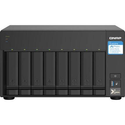 QNAP TS-832PX-4G NAS 8 Bahías 4GB DDR4 2 x 10GbE SFP+ Storage