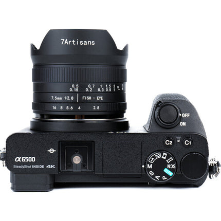 7Artisans 7.5mm f/2.8 II Lente Ojo de Pez 190° APS-C Sony E