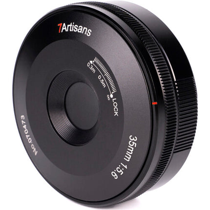 7Artisans 35mm f5.6 Pancake Lente para Sony E Full Frame Manual 11.8"