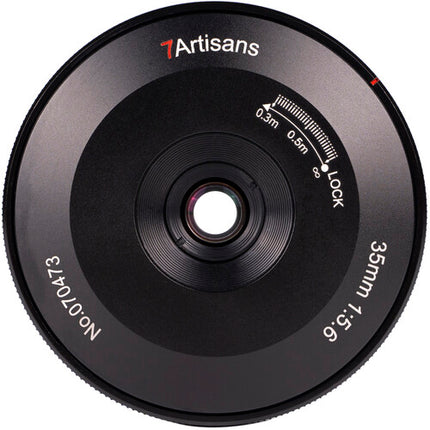 7Artisans 35mm f5.6 Pancake para Leica L L-Mount Full Frame 11.8" foco mínimo