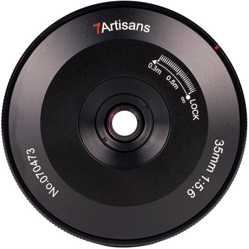 7Artisans 35mm f5.6 Pancake para Leica L L-Mount Full Frame 11.8" foco mínimo