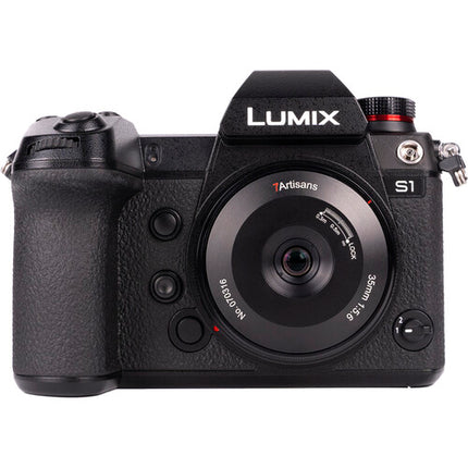 7Artisans 35mm f5.6 Pancake para Leica L L-Mount Full Frame 11.8" foco mínimo