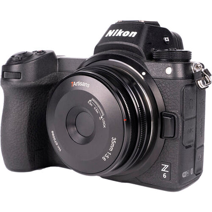 7Artisans 35mm f5.6 Pancake Lente para Nikon Z Montura Z Full Frame