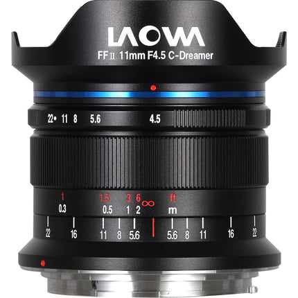 Venus Optics Laowa 11mm f4.5 FF RL lente gran angular Canon RF 126° AOV