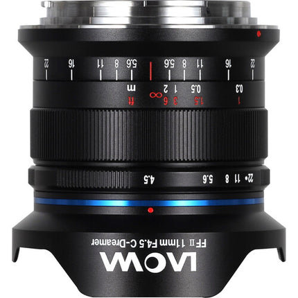 Venus Optics Laowa 11mm f4.5 FF RL lente gran angular Canon RF 126° AOV