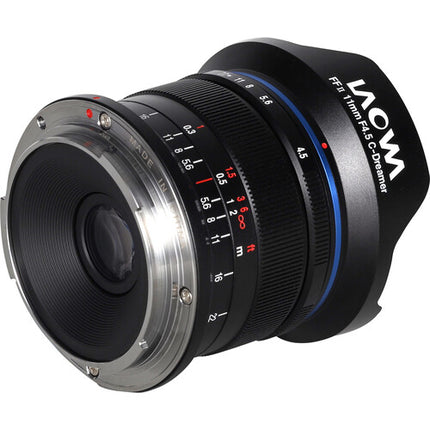 Venus Optics Laowa 11mm f4.5 FF RL lente gran angular Canon RF 126° AOV